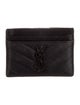 Saint Laurent 2022 Matelasse Monogram Cardholder Wallet