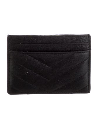 Saint Laurent 2022 Matelasse Monogram Cardholder Wallet