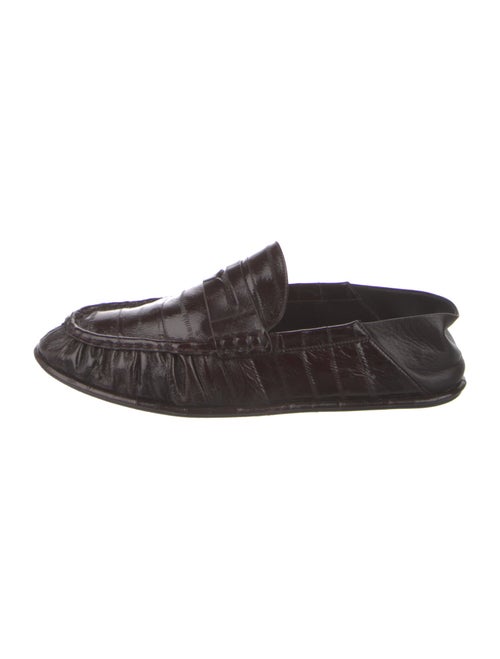 Saint Laurent Eel Skin Moccasins