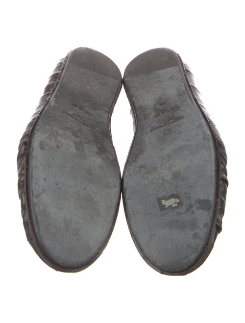 Saint Laurent Eel Skin Moccasins