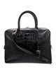 Saint Laurent Embossed Leather Briefcase