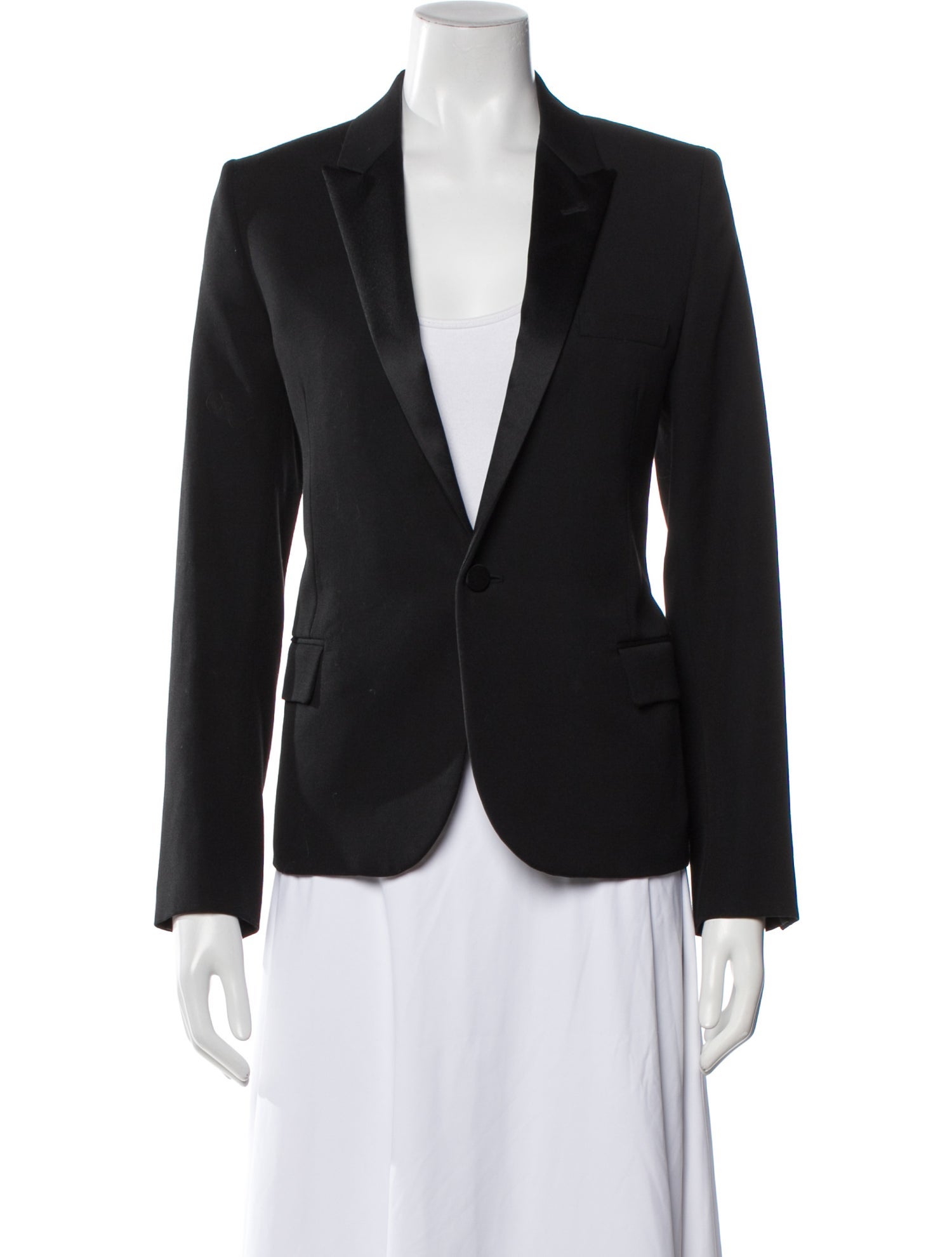 Saint Laurent Virgin Wool Blazer
