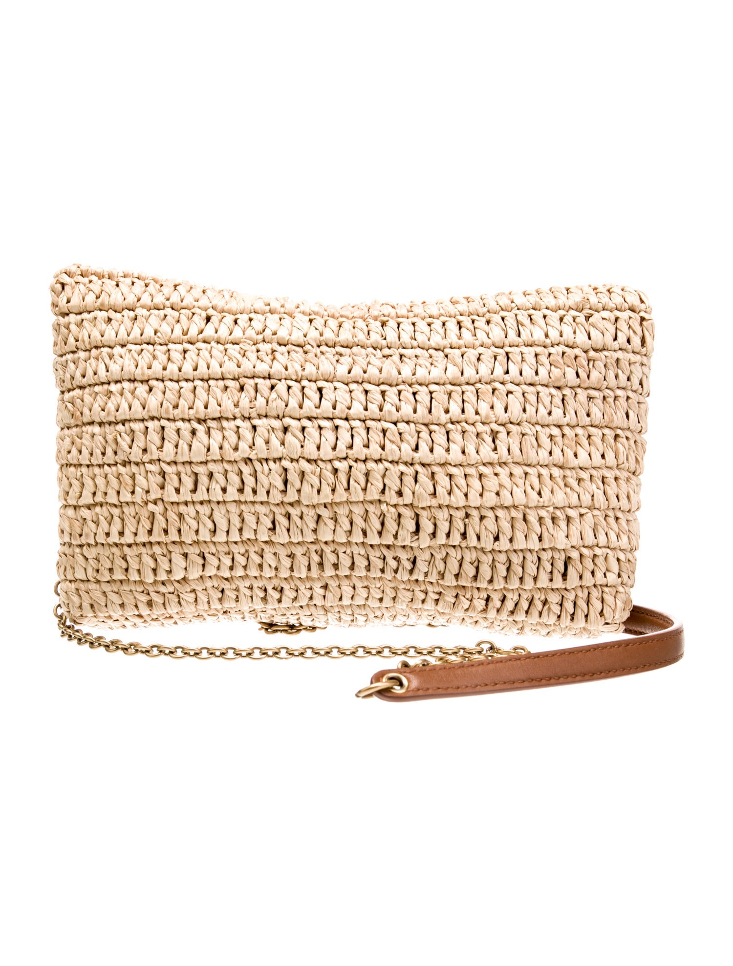 Saint Laurent Straw Minaudière