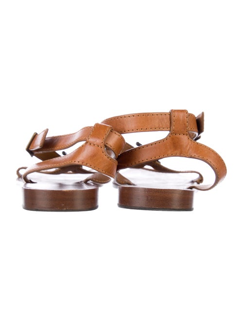 Saint Laurent Leather T-Strap Sandals