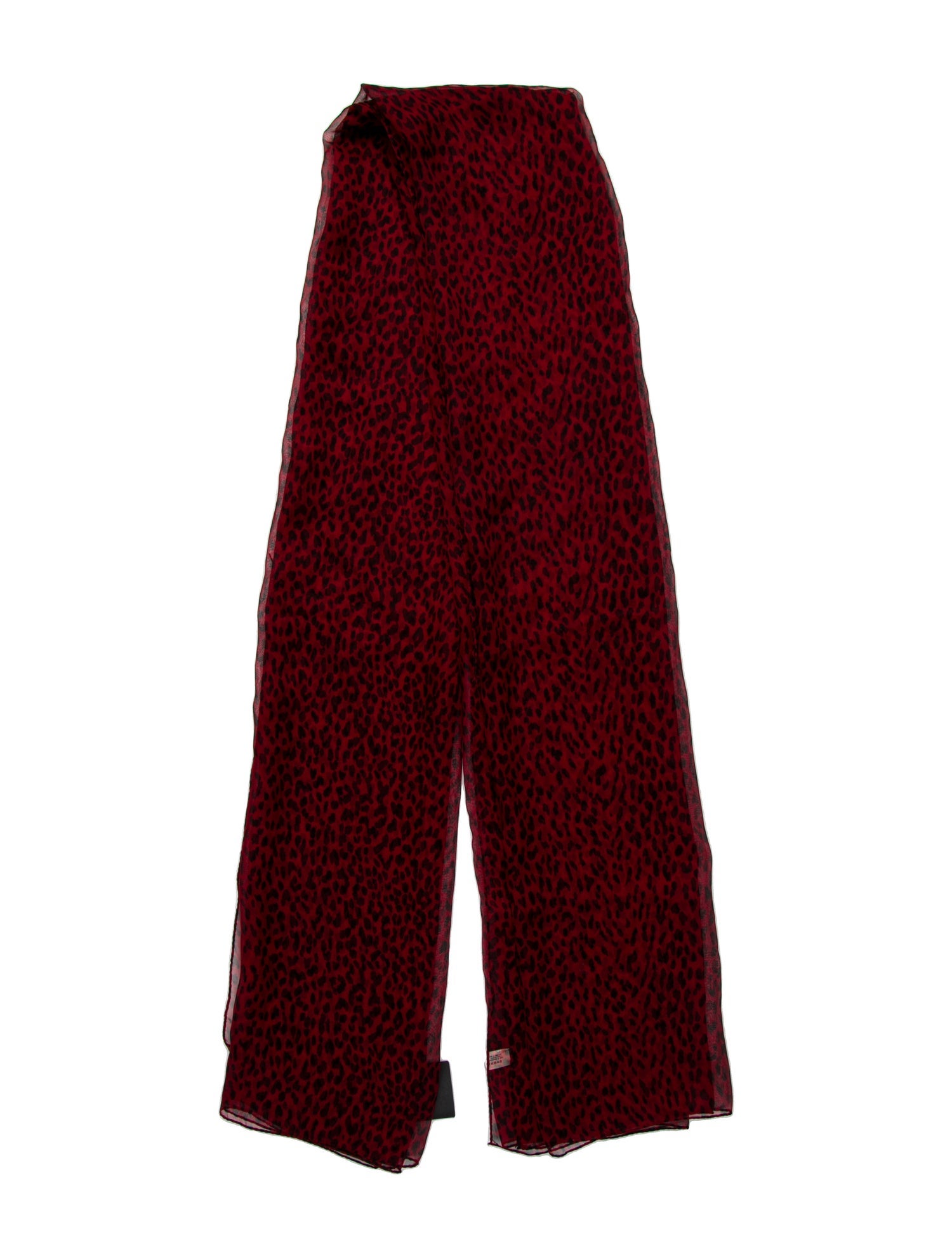 Saint Laurent Silk Printed Scarf w/ Tags