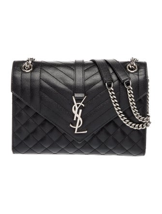 Saint Laurent Quilted Envelope Medium
