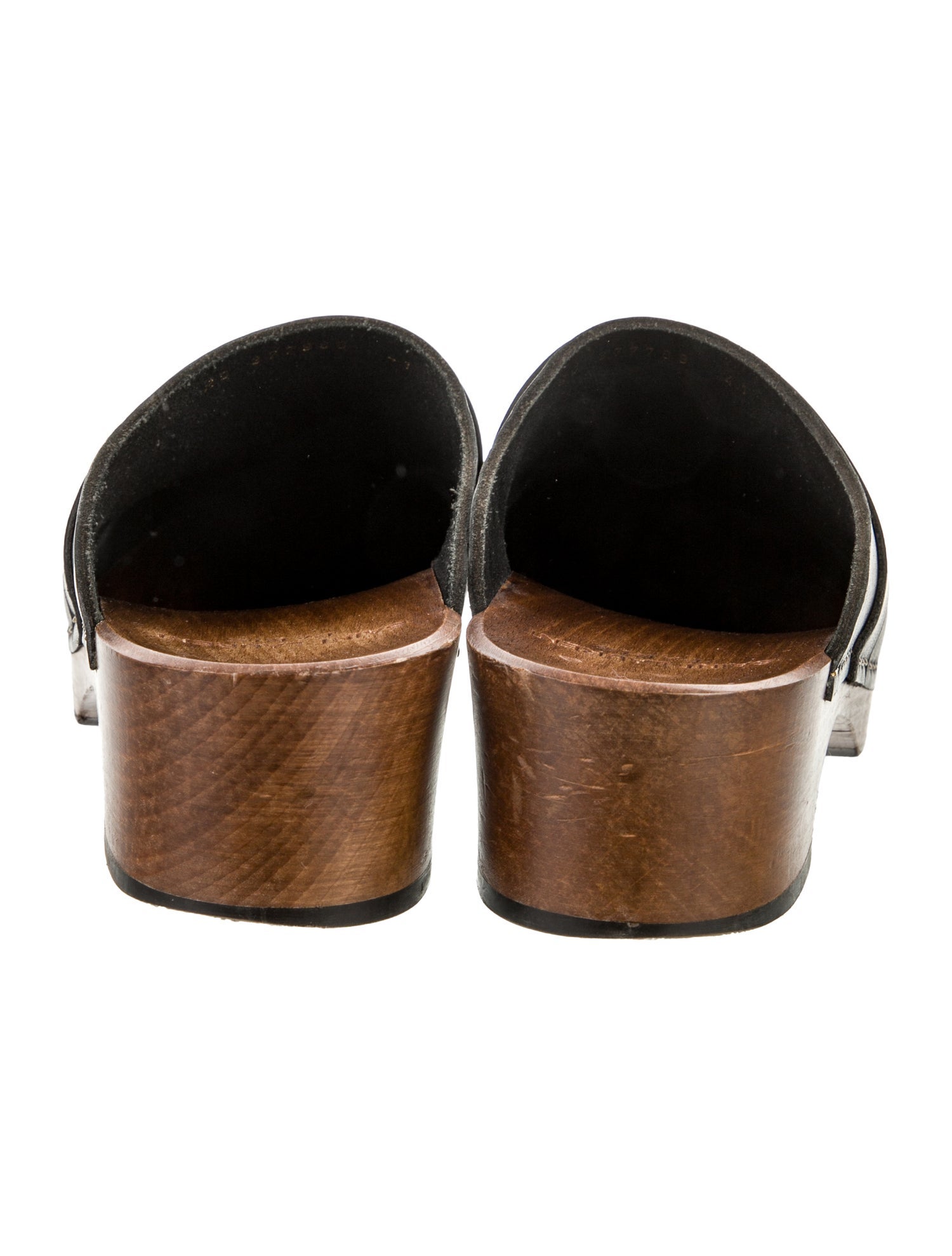 Saint Laurent Leather Mules