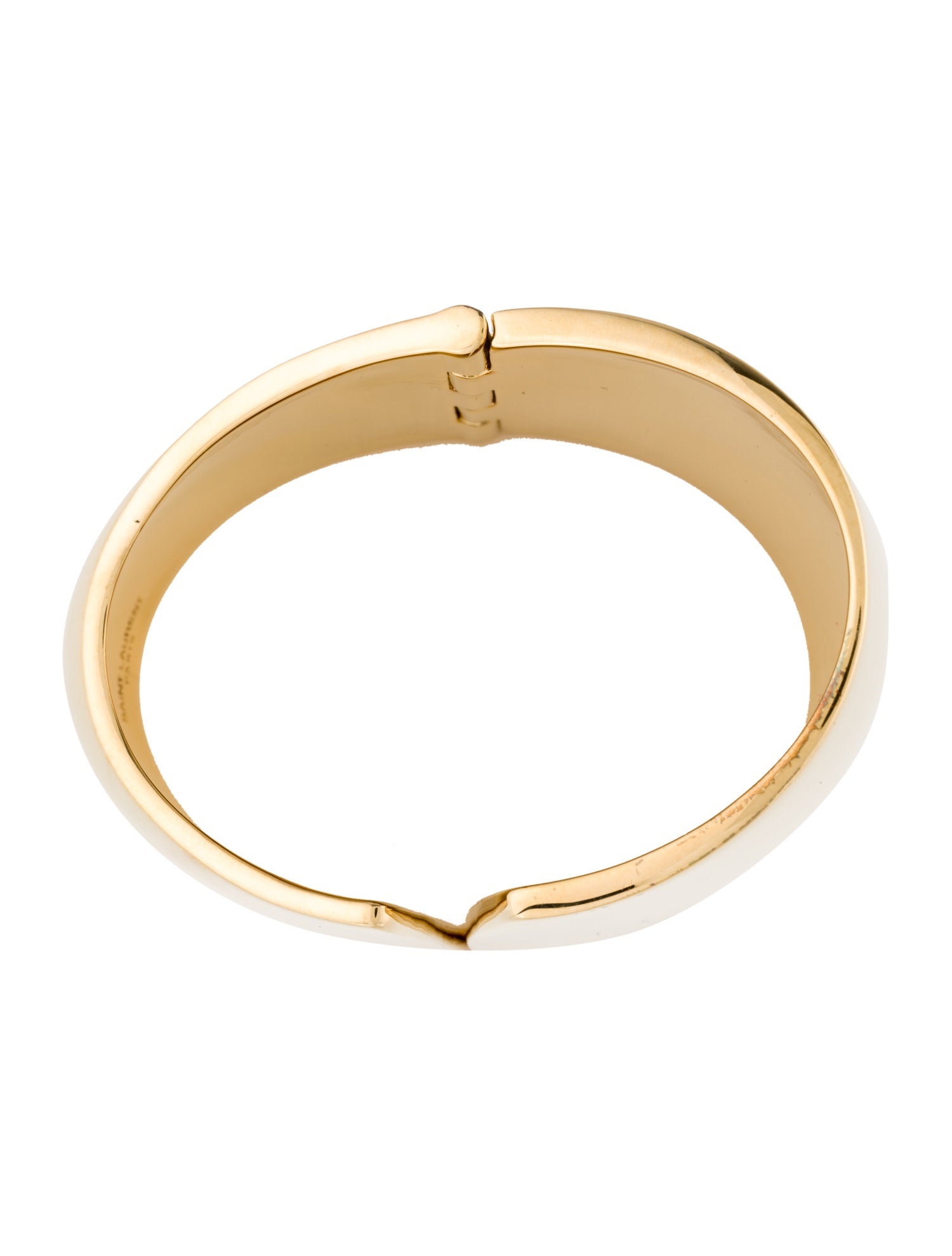 Saint Laurent Asymmetrical Split Hinged Cuff