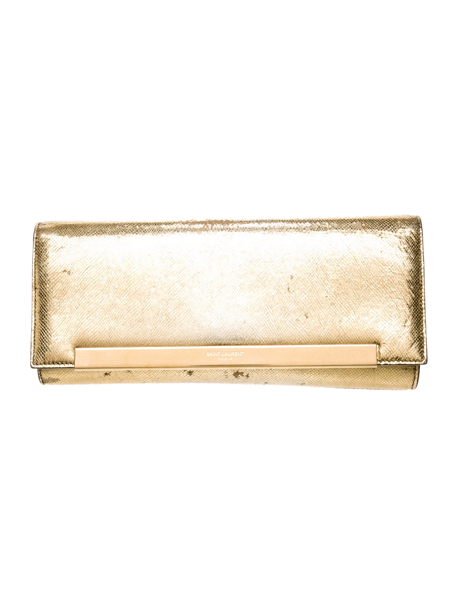 Saint Laurent Leather Clutch
