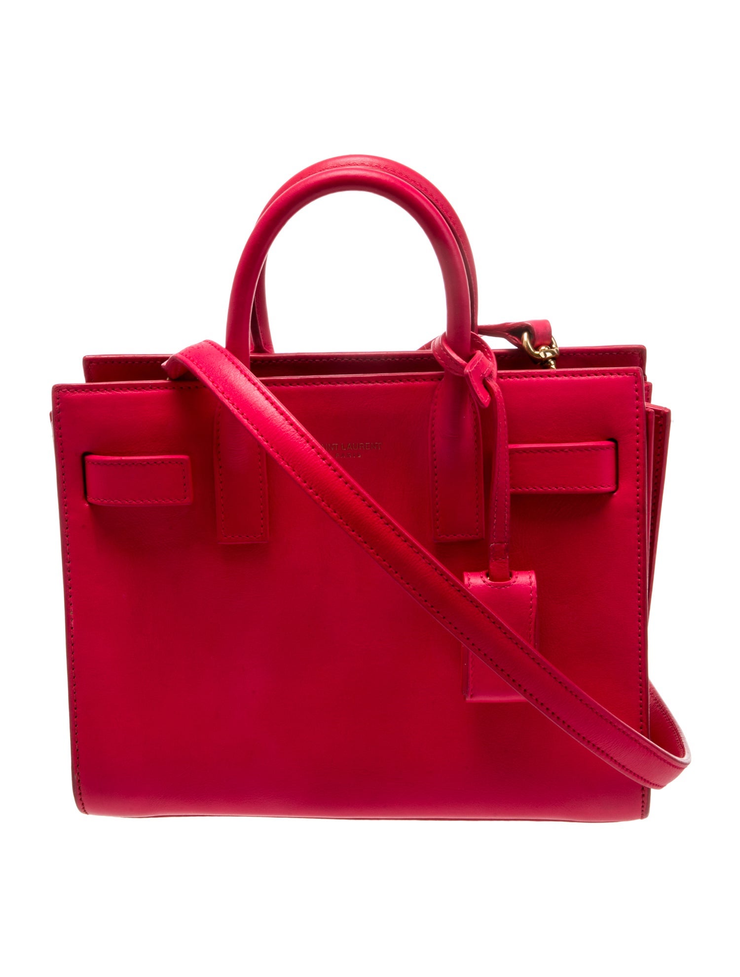 Saint Laurent Leather Sac De Jour