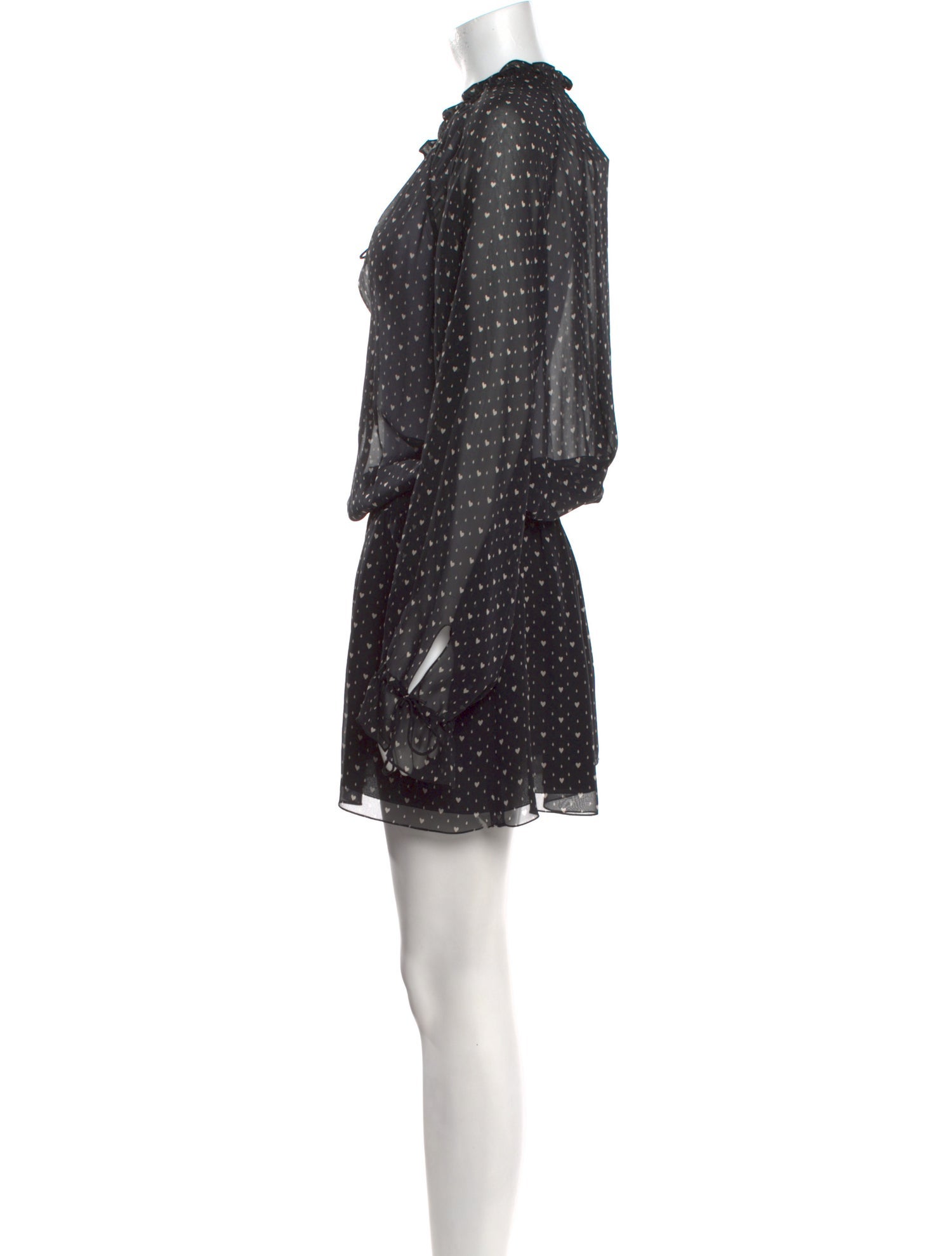 Saint Laurent Silk Mini Dress