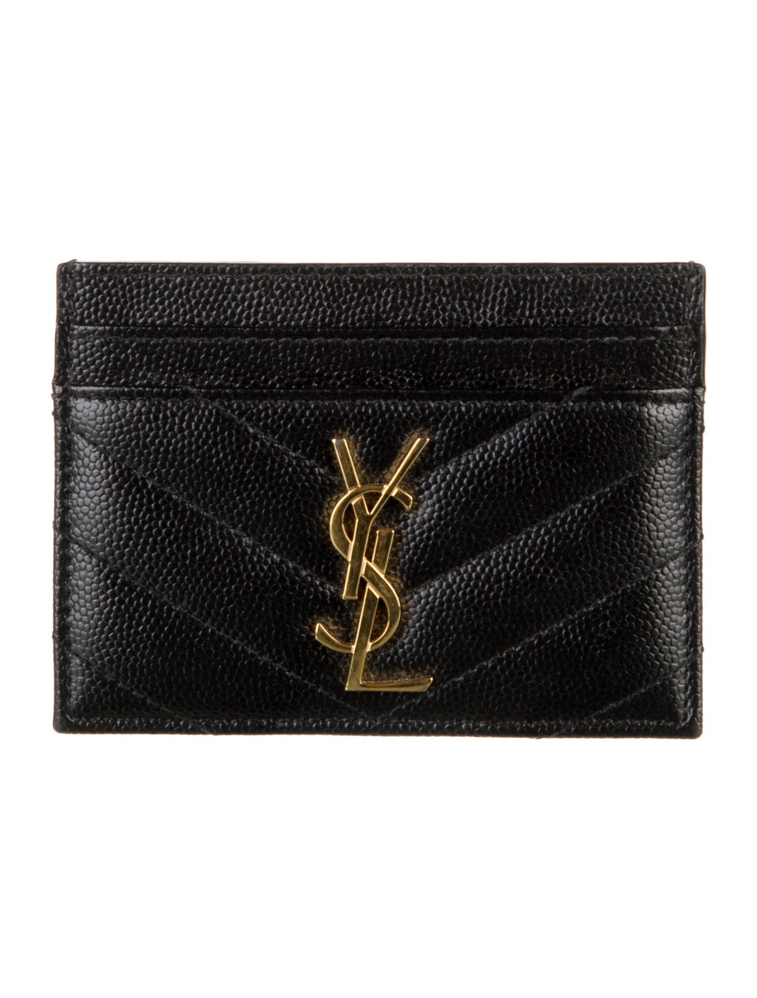 Saint Laurent 2022 Chevron Card Holder