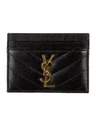 Saint Laurent 2022 Chevron Card Holder