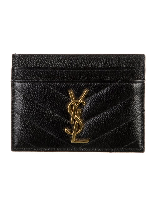 Saint Laurent 2022 Chevron Card Holder