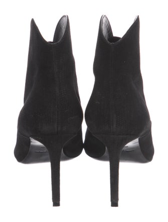 Saint Laurent Suede Lace-Up Boots