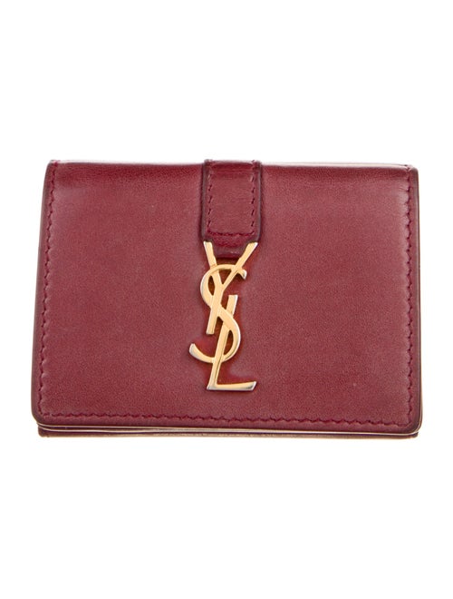 Saint Laurent 2017 Leather Compact Wallet