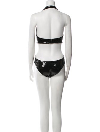 Saint Laurent Halterneck Sleeveless Bodysuit