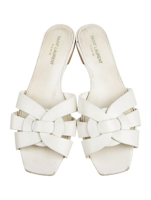 Saint Laurent Leather Slides