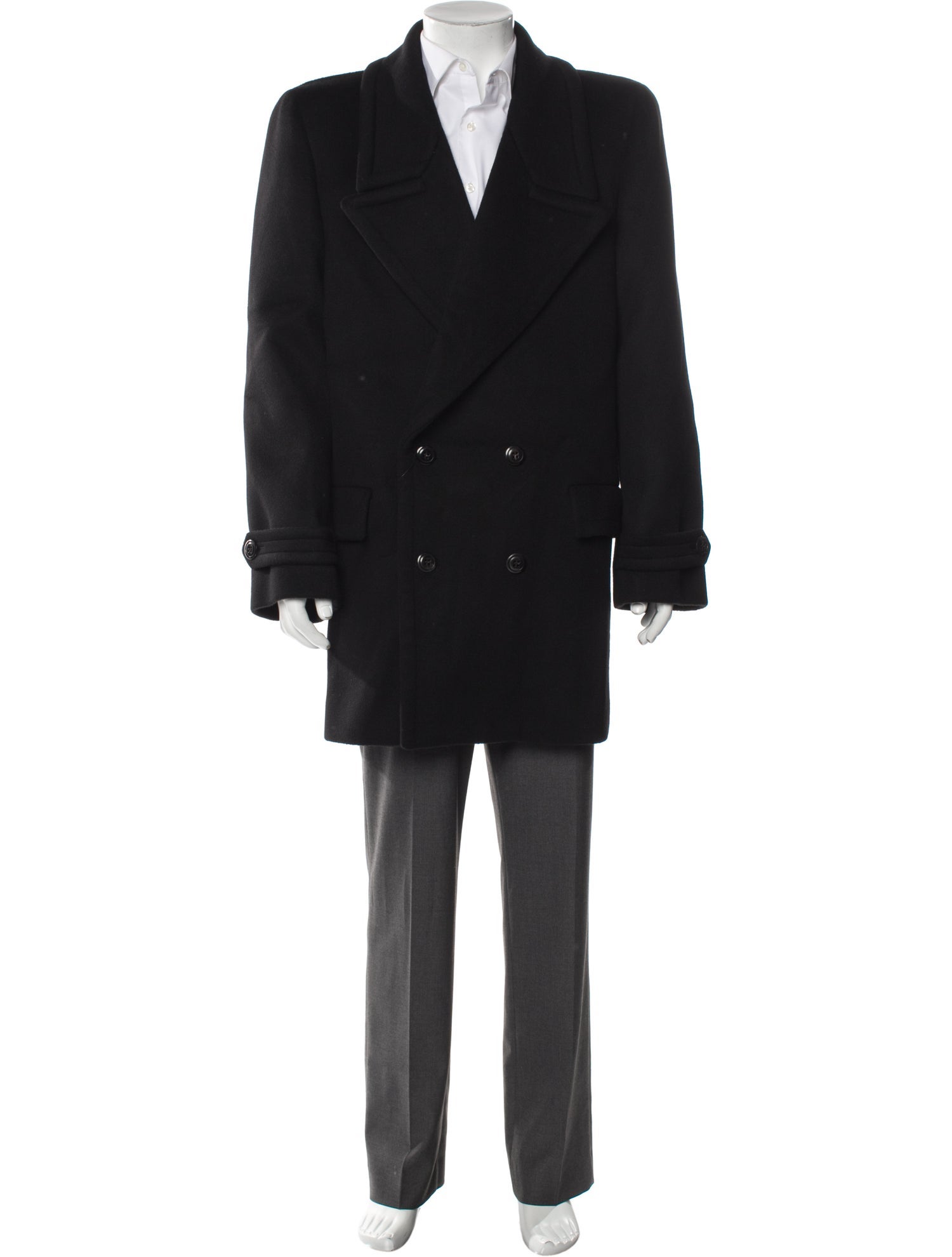 Saint Laurent 2023 Wool Overcoat