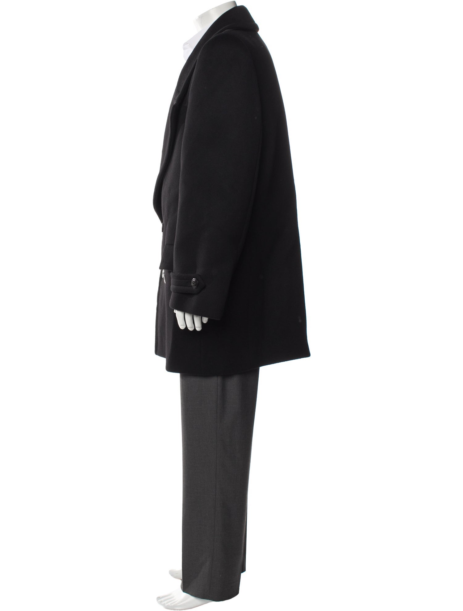 Saint Laurent 2023 Wool Overcoat
