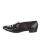 Saint Laurent Patent Leather Grosgrain Trim Loafers