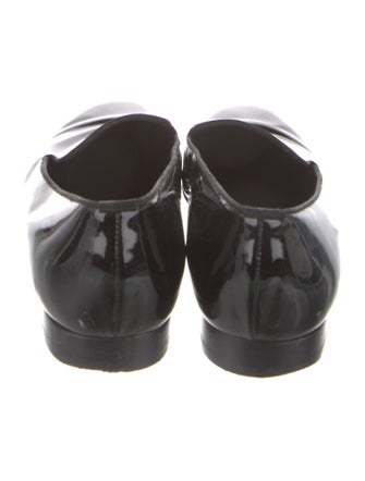 Saint Laurent Patent Leather Grosgrain Trim Loafers