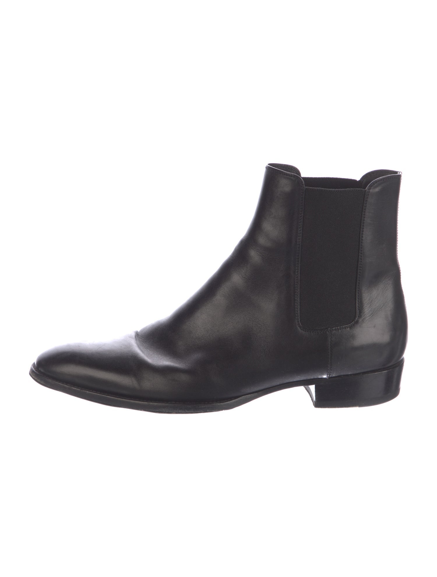 Saint Laurent Leather Chelsea Boots