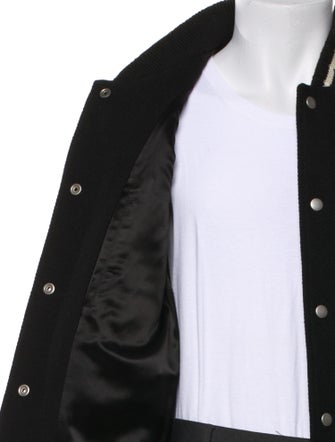 Saint Laurent 2020 Signature Logo Varsity Jacket
