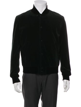 Saint Laurent 2022 Signature Logo Bomber Jacket