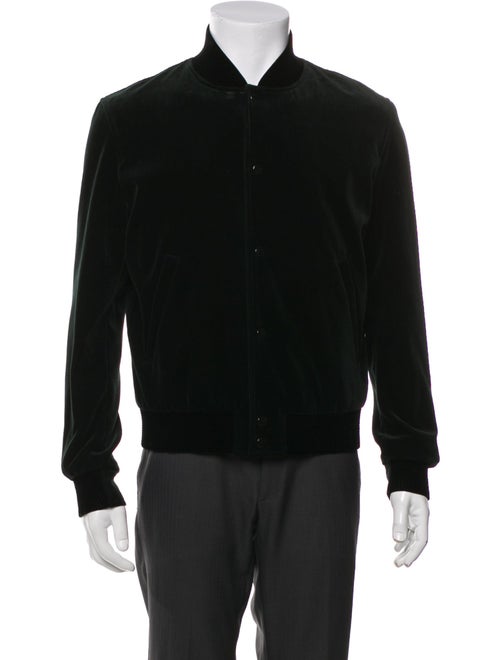 Saint Laurent 2022 Signature Logo Bomber Jacket