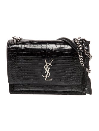 Saint Laurent Embossed Leather Sunset Medium