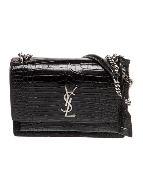 Saint Laurent Embossed Leather Sunset Medium