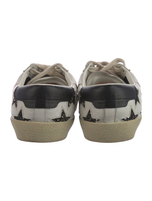 Saint Laurent Leather Printed Sneakers