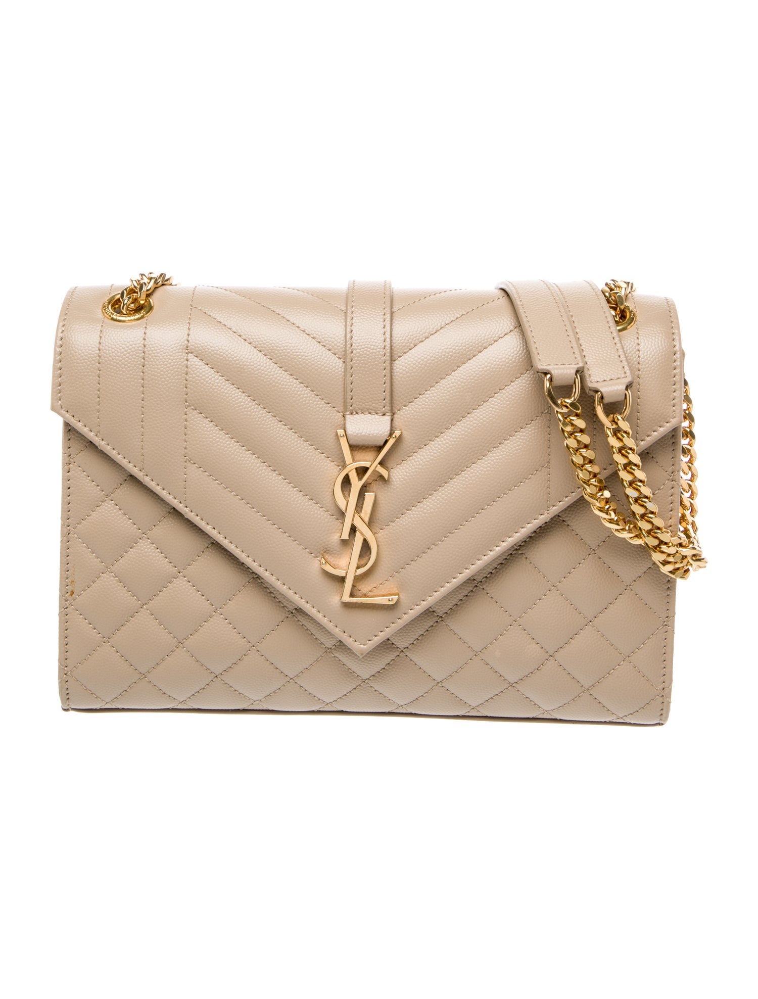 Saint Laurent Quilted Envelope Medium