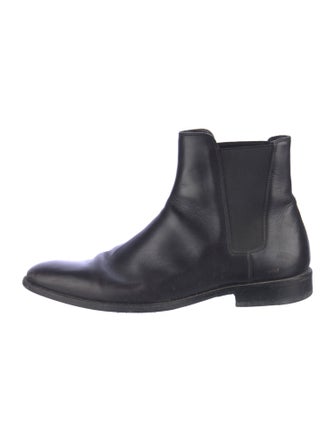 Saint Laurent Leather Chelsea Boots