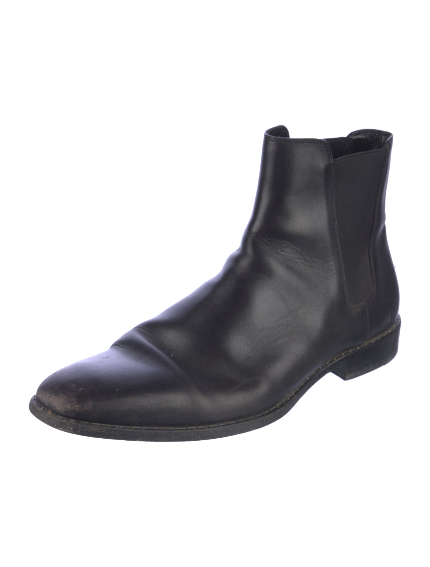 Saint Laurent Leather Chelsea Boots