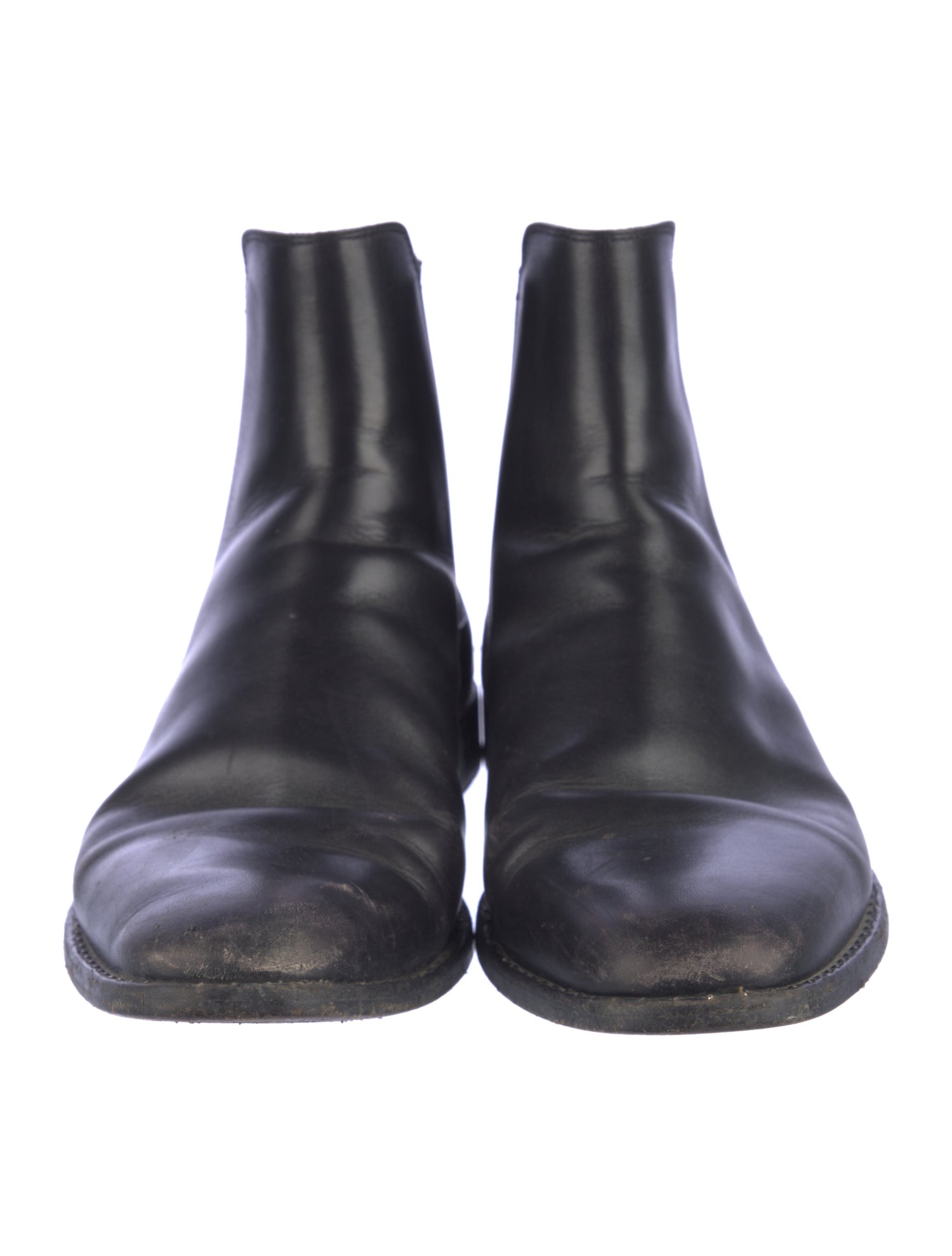 Saint Laurent Leather Chelsea Boots