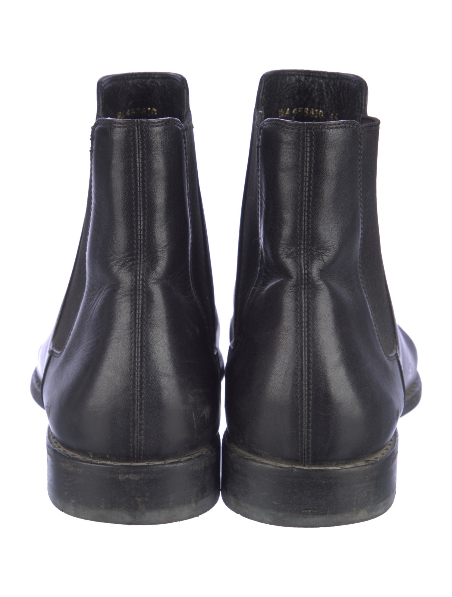 Saint Laurent Leather Chelsea Boots