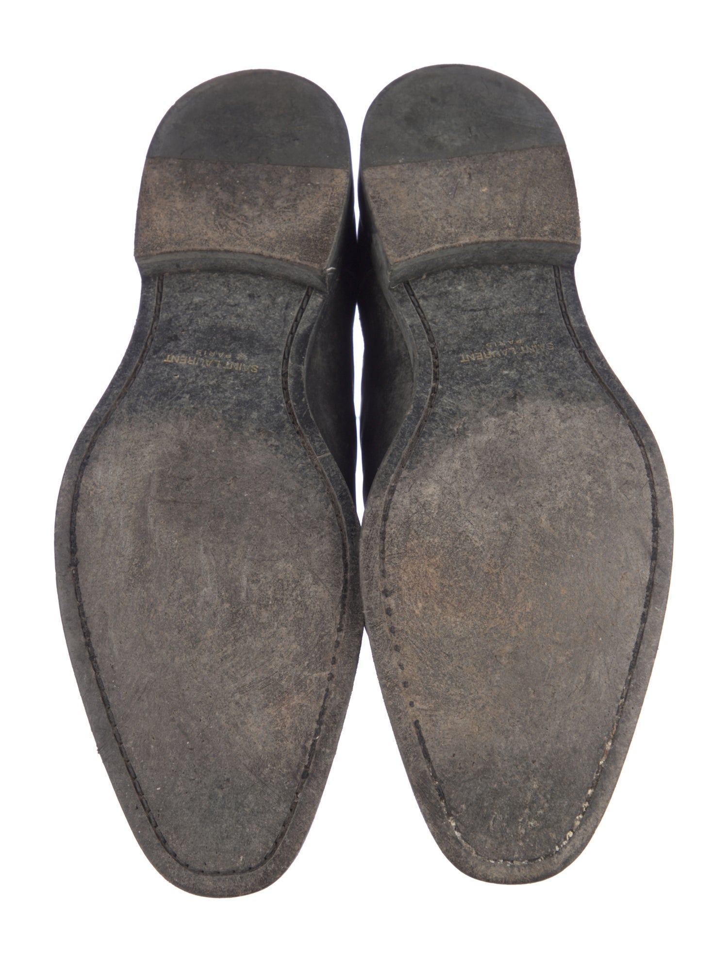 Saint Laurent Leather Chelsea Boots