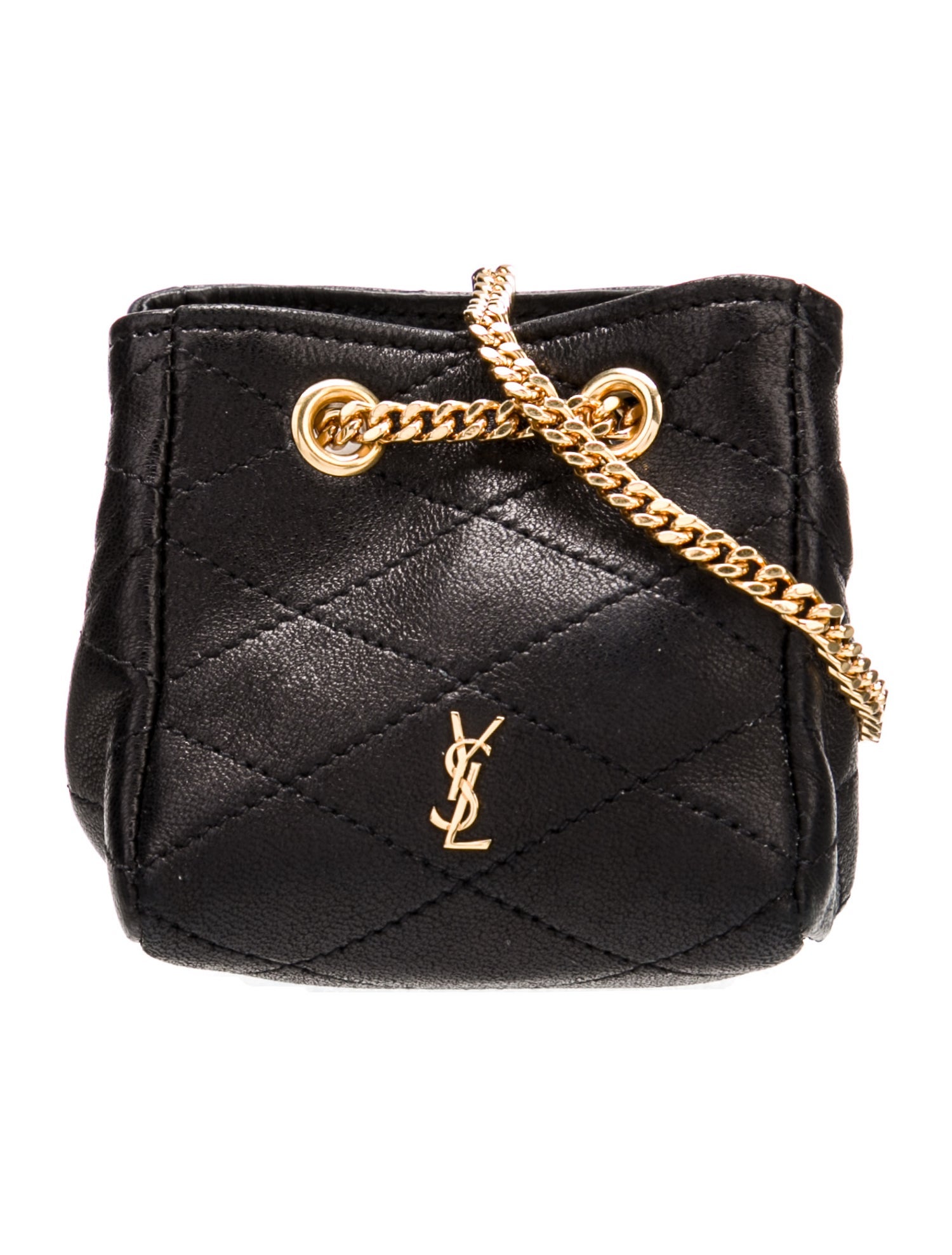 Saint Laurent Quilted Baby Bucket Baby w/ Tags