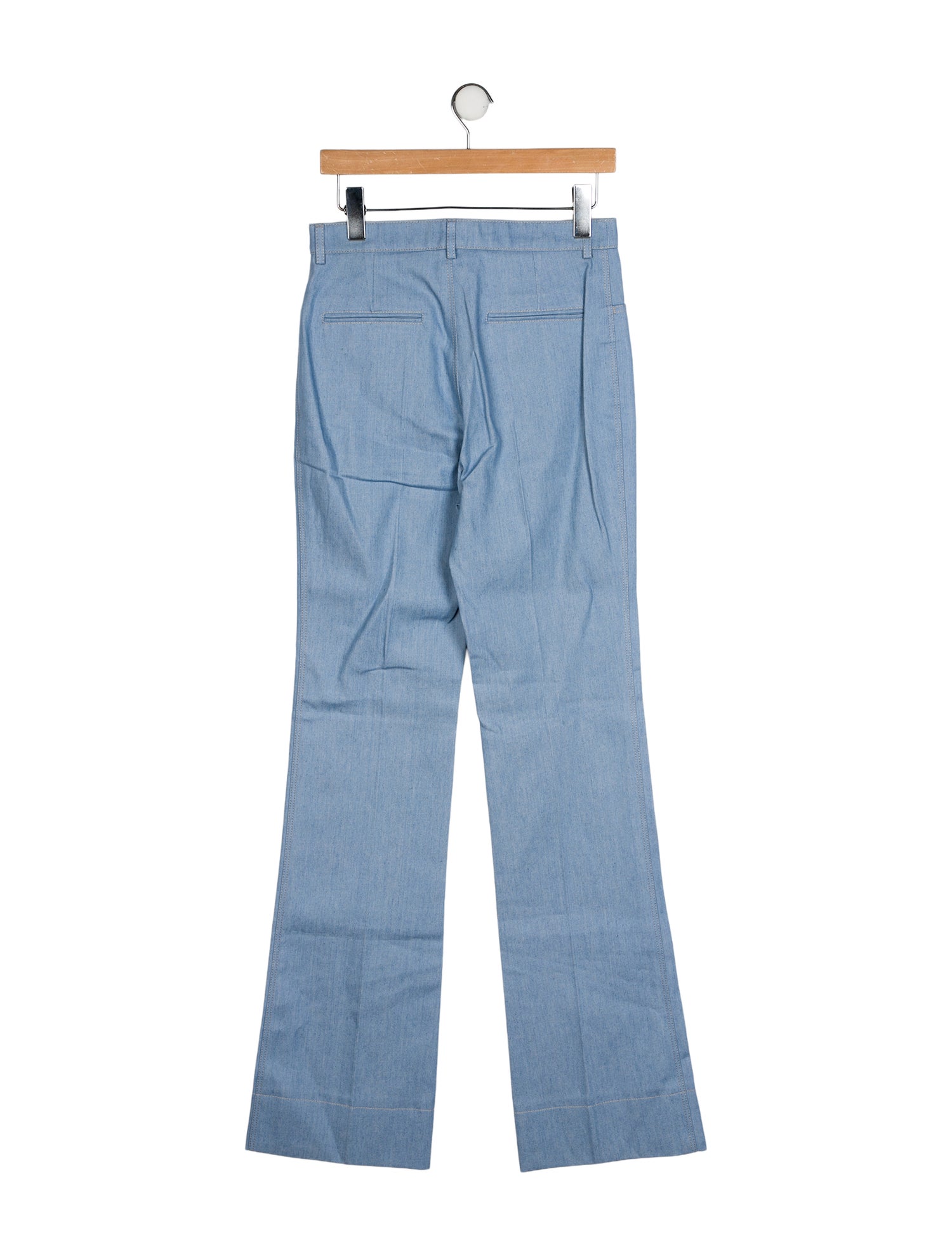 Saint Laurent High-Rise Wide Leg Jeans w/ Tags
