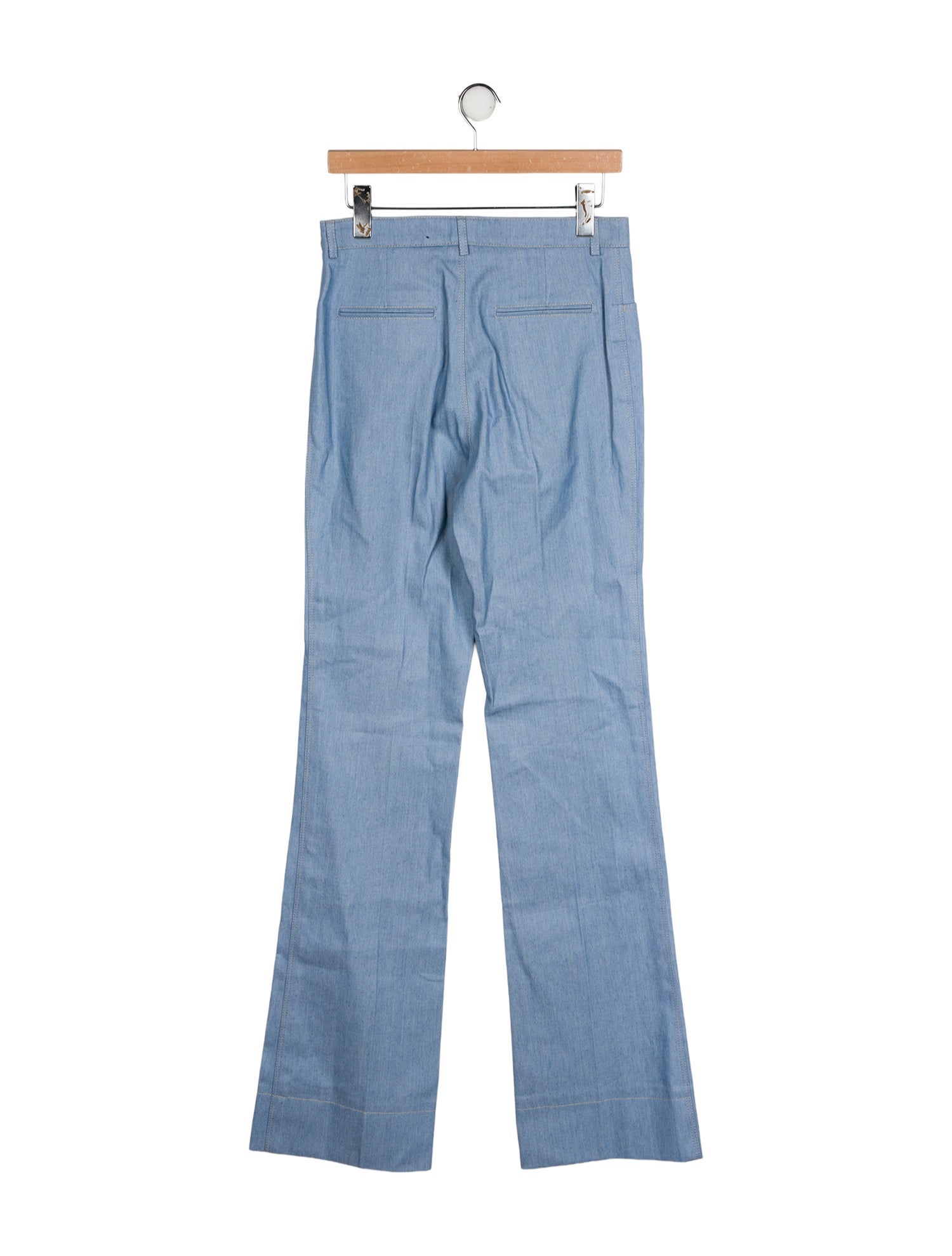Saint Laurent High-Rise Wide Leg Jeans w/ Tags