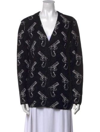 Saint Laurent Wool Printed Sweater