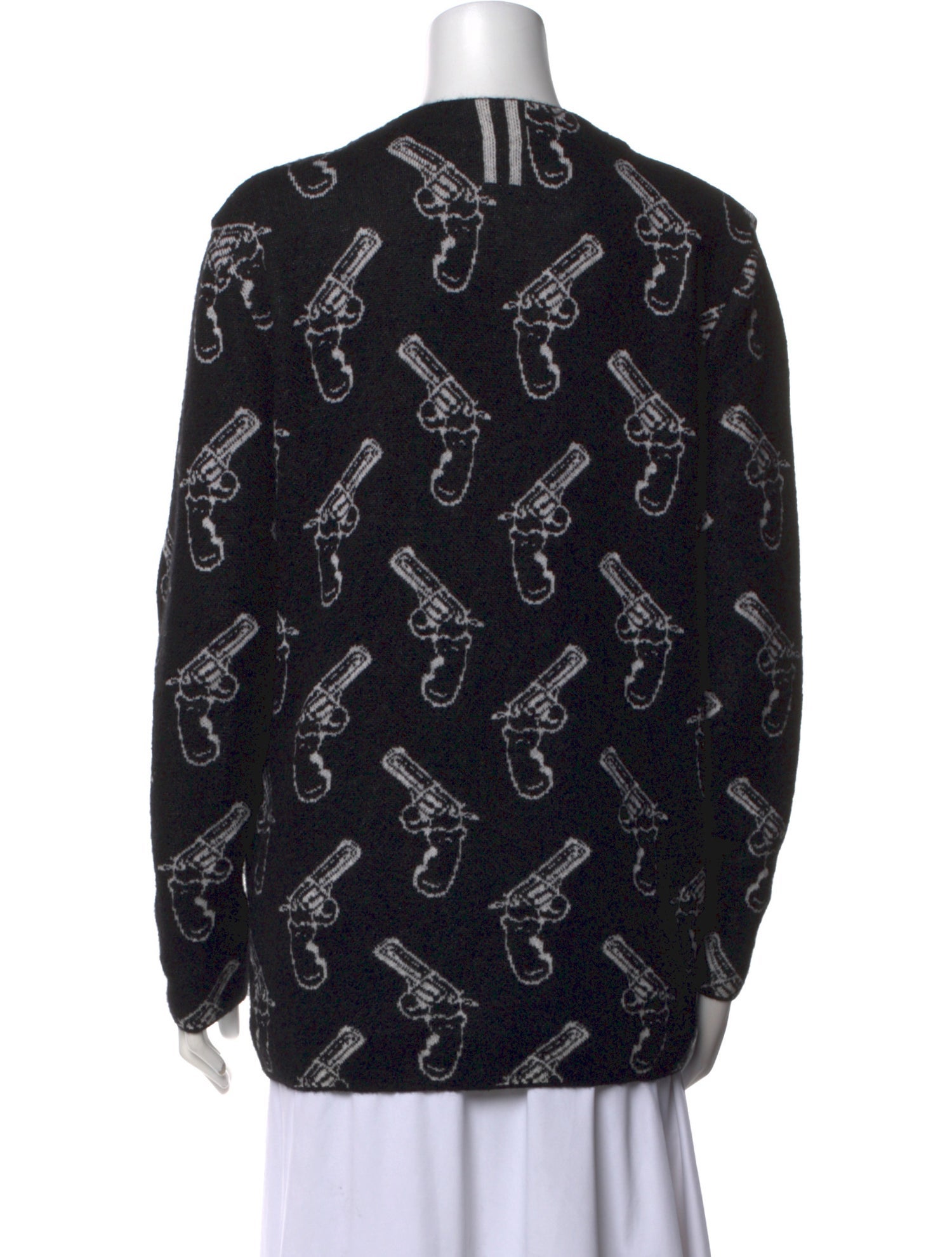 Saint Laurent Wool Printed Sweater