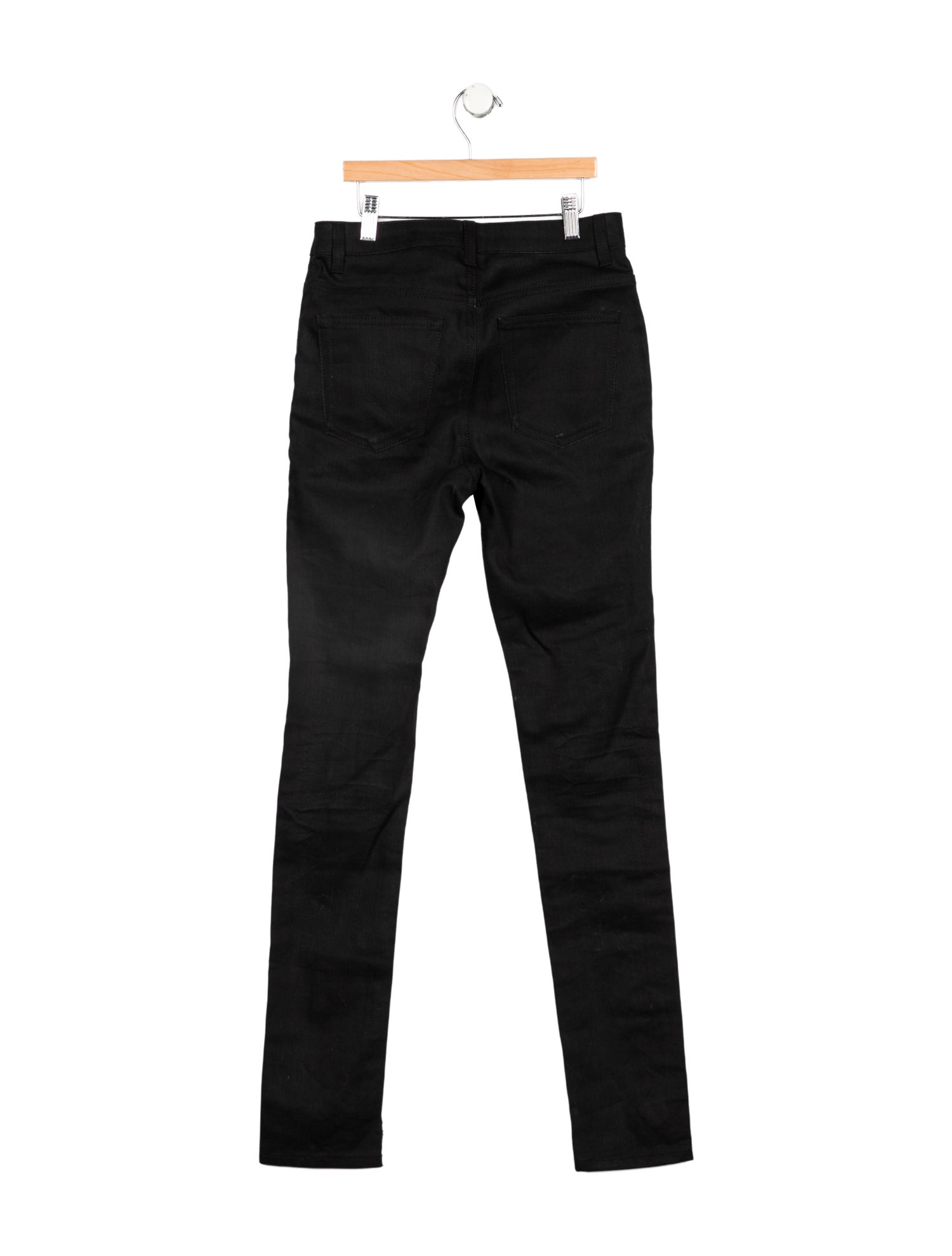 Saint Laurent Mid-Rise Skinny Leg Jeans