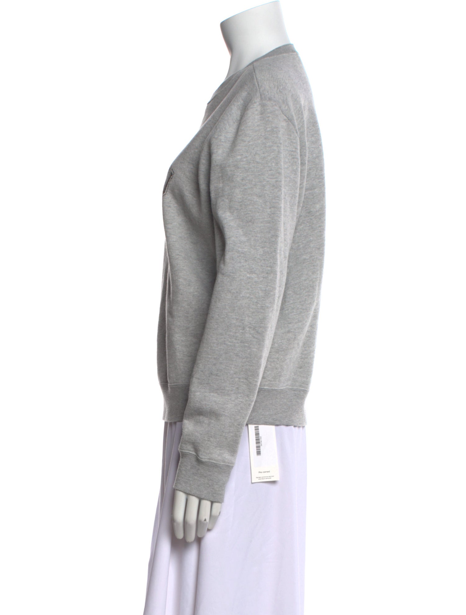 Saint Laurent Graphic Print Crew Neck Sweatshirt