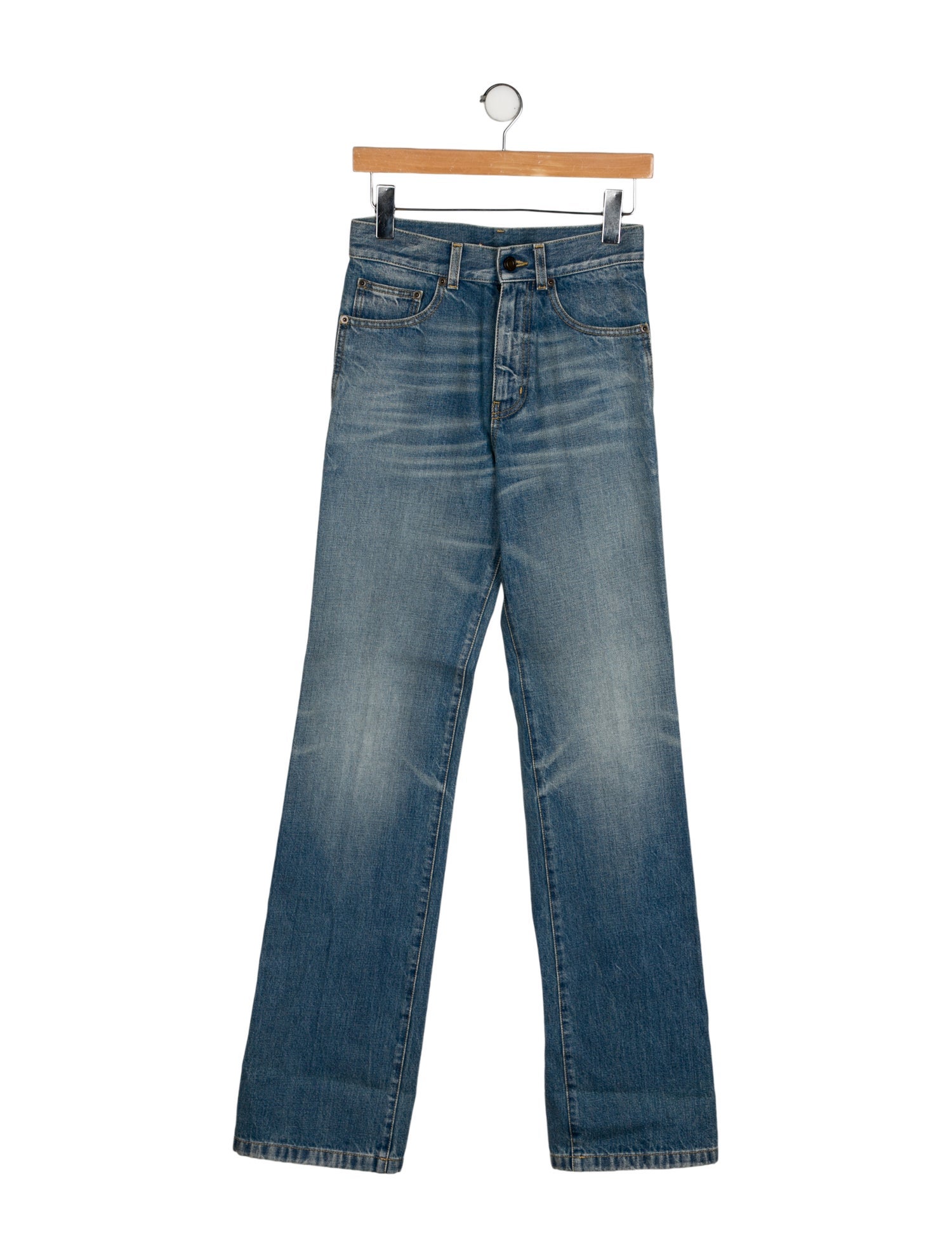Saint Laurent 2022 Wide Leg Jeans