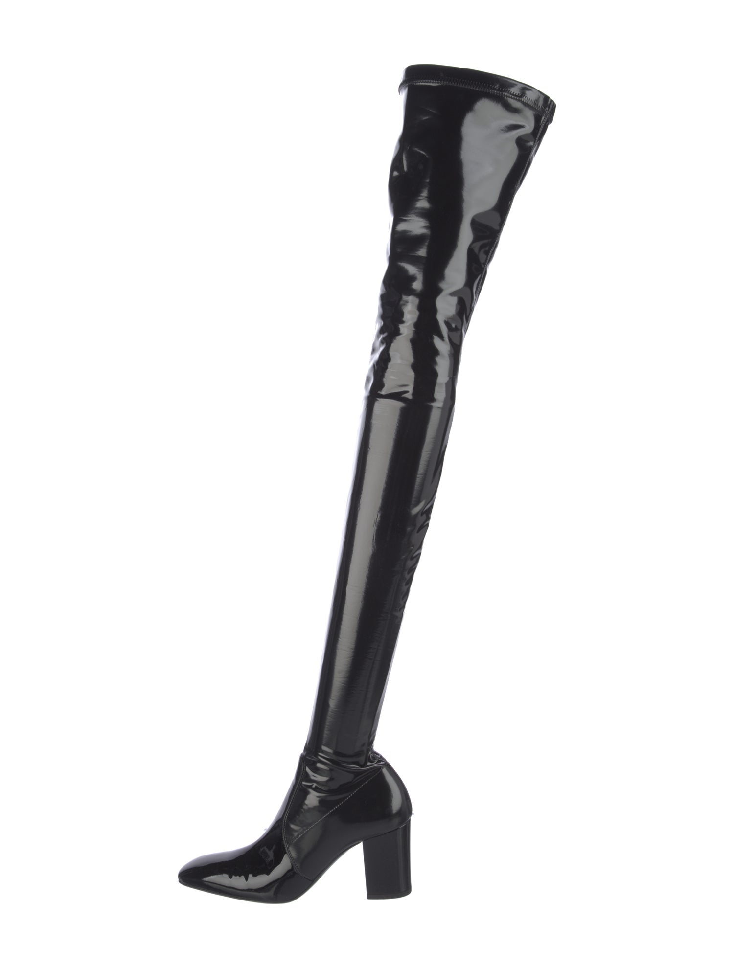 Saint Laurent Patent Leather Sock Boots