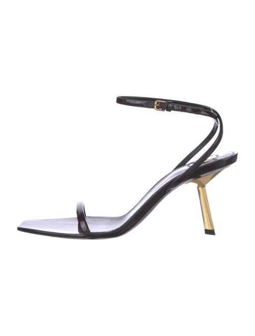 Saint Laurent Patent Leather Sandals