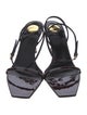 Saint Laurent Patent Leather Sandals